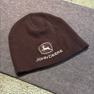 John Deere Brown Beanie